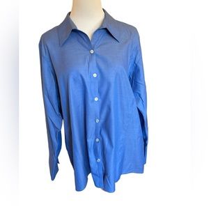 Liz Claiborne Woman Women’s Blue Button Down Top Size 16W‎